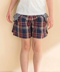 Noeil aime BeBe/【お揃い】花柄チェックポケットフリルキュロット(90~130cm)/508095513