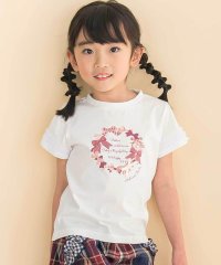 Noeil aime BeBe/天竺袖フリルリボンプリント半袖Tシャツ(80~130cm)/508095519
