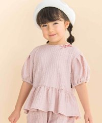 Noeil aime BeBe/ふくれジャガードバルーン袖Tシャツ(90~130cm)/508095520