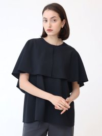 Aga/アーガ Aga ケープカラーサッカーブラウス/508118582