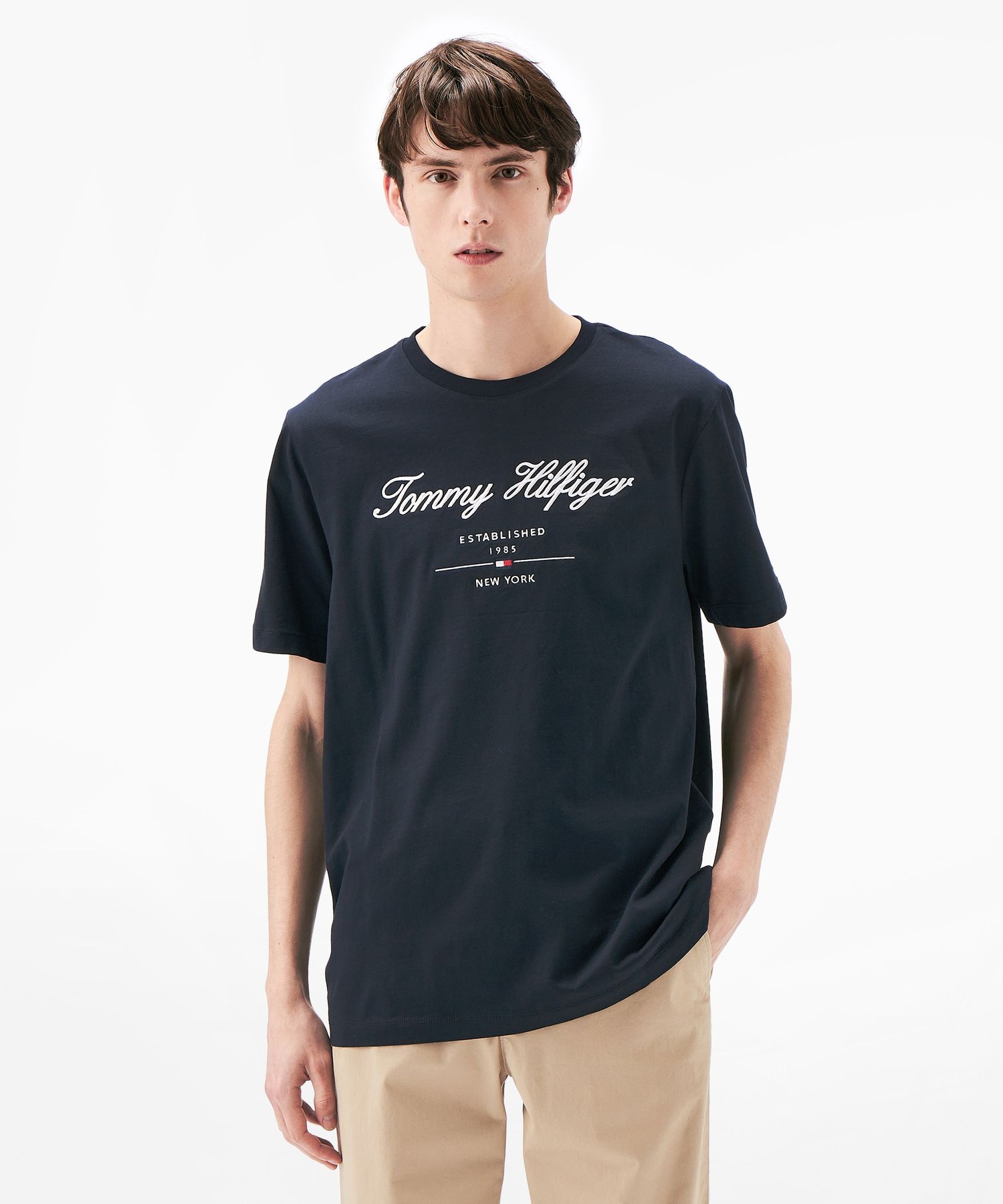 大特価市 ヒルフィガー トミー TOMMY スクリプトロゴTシャツ HILFIGER トップス