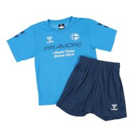 hummel/ヒュンメル hummel ジュニア Tシャツハーフパンツセット プリアモーレスーツ HJP1214SP (ブルー)/508120402