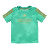 adidas/アディダス adidas ジュニア 半袖機能Tシャツ ハウス オブ ティロ カラーズ オブ フットボール 半袖Tシャツ キッズ JD0500 (グリーン)/508120418