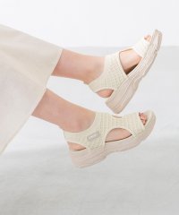 welleg sellect/ウェレッグ セレクト welleg sellect ワッフルニット キレイめ厚底スポーツサンダル/508120427