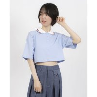 epimi e'pimmy/エピミエピミー epimi e'pimmy ラインカラークロップドポロシャツ/508120485