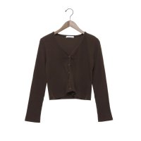 DOUX ARCHIVES /ドゥ アルシーヴ DOUX ARCHIVES Vネックリブカットカーディガン/508120566