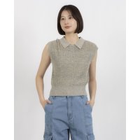 archives/アルシーヴ archives カールヤーンハーフZIPノースリニット/508120627