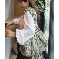 KOBE LETTUCE/コウベレタス KOBE LETTUCE [ yuiさんコラボ ] シャーリングバッグ [B1604]/508121350