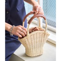 KOBE LETTUCE/コウベレタス KOBE LETTUCE 扇形ミニカゴバッグ [B1609]/508121351