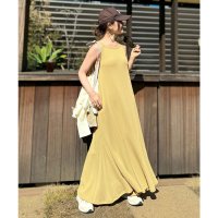 KOBE LETTUCE/コウベレタス KOBE LETTUCE [ 田中亜希子さんコラボ ]カップ付きランダムリブアメスリワンピース【プチ】[選べる2丈] [E3447]/508121358