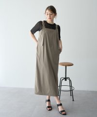 YECCA VECCA/イェッカ ヴェッカ YECCA VECCA ドライタッチサロペットスカート/508121881