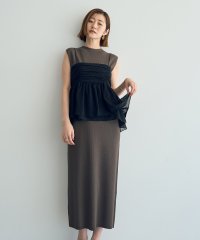 YECCA VECCA/イェッカ ヴェッカ YECCA VECCA [2SET]シアードットキャミセットニットワンピース/508121908