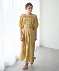 YECCA VECCA/イェッカ ヴェッカ YECCA VECCA ベルト付きタックデザインワンピース/508121909