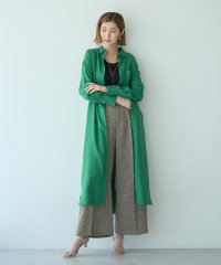 YECCA VECCA/イェッカ ヴェッカ YECCA VECCA 2wayフレンチリネンロングシャツワンピース/508121921