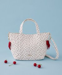 Maison de FLEUR/メゾン ド フルール Maison de FLEUR チェリープリント2Wayトートバッグ/508122060