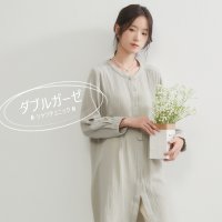 On One's Own/オンワンズオン On One's Own 綿100ダブルガーゼチュニックシャツ・アクセントタブ切替ナチュラル体系カバー/508122298