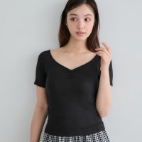 coca/コカ coca リブギャザートップス/508122304