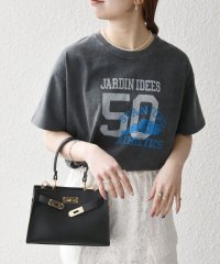 SHIPS any WOMEN/《追加予約》【SHIPS any別注】KNiTS:〈洗濯機可能〉ラウンドヘム プリント ショート TEE/508123099