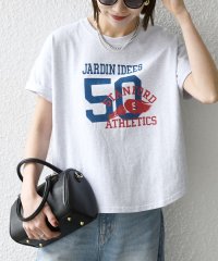 SHIPS any WOMEN/《追加予約》【SHIPS any別注】KNiTS:〈洗濯機可能〉ラウンドヘム プリント ショート TEE/508123099