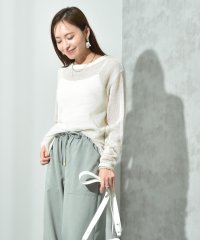 INTERPLANET/インタープラネット INTERPLANET ラメメッシュプルオーバー/508123232