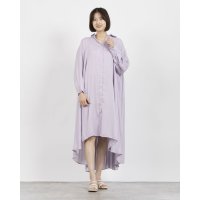 DOUX ARCHIVES /ドゥ アルシーヴ DOUX ARCHIVES サテンバックギャザーシャツワンピース/508123241