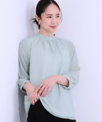 SHOO・LA・RUE　DRESKIP/シューラルー／ドレスキップ SHOO・LA・RUE/DRESKIP シフォンギャザーブラウス/508123394