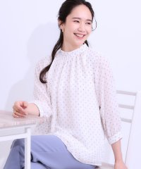 SHOO・LA・RUE　DRESKIP/シューラルー／ドレスキップ SHOO・LA・RUE/DRESKIP シフォンギャザーブラウス/508123394