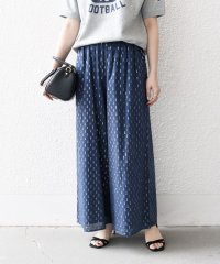 SHIPS any WOMEN/SHIPS any:〈洗濯機可能〉ラメ ドビー ギャザー ワイド パンツ/508123565