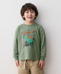 anyFAM（KIDS）/恐竜プリント 長袖Tシャツ/508123613