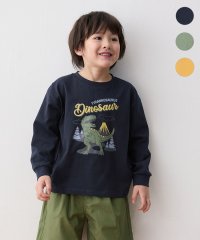anyFAM（KIDS）/恐竜プリント 長袖Tシャツ/508123613