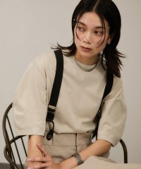 サロン　アダム　エ　ロペ/【WEB限定】ラウンドスリーブTシャツ［接触冷感・UVケア］/508123691