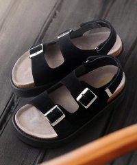 Midland Footwears/ミッドランドフットウェアーズ Midland Footwears ハイソール ダブルベルト ボリューム デザインサンダル/508124027