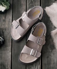 Midland Footwears/ミッドランドフットウェアーズ Midland Footwears ハイソール ダブルベルト ボリューム デザインサンダル/508124027
