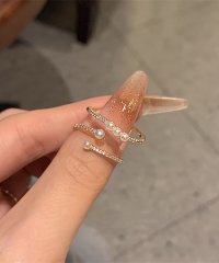 Leja/レジャ Leja パールゴールドリングセット結婚式 パーティー 成人式 二次会 同窓会 お呼ばれ オケージョン 20代 30代 40代/508124034