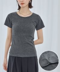 Ampirula/アンピルーラ Ampirula 美ラインデイリーベーシックカップ付Tシャツ【洗える】/508124044