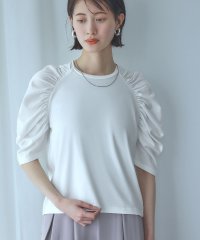 Ampirula/アンピルーラ Ampirula ショルダーギャザーTシャツ カットソー【洗える】/508124045