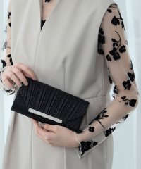 GIRL/ガール GIRL サテン×ラメ プリーツ 2wayバッグ パーティーバッグ 結婚式 パーティー お呼ばれ オケージョン/508124052