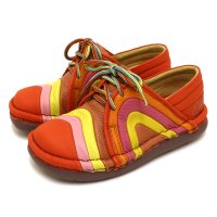 ESTACION/エスタシオン Estacion Estacion～エスタシオン～・カラフルレースアップ本革シューズ【tg197】/508124092