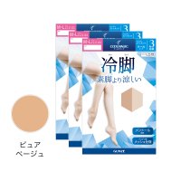 COOLMAGIC/クールマジック COOLMAGIC 【3足組×夏用】ひんやり涼感ストッキング3足組/508124111