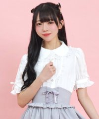 Secret Honey/シークレットハニー Secret Honey レースアップ袖フリルブラウス/508124113