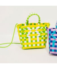 branshes/カラフルテープ編みバッグ/508124359