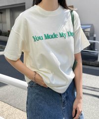 and　Me.../アンドミー andme 立体 ロゴ プリント 半袖 Tシャツ/508124466
