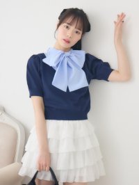Emsexcite/エムズエキサイト ems excite レイヤード風パフ袖NTPO/508124579