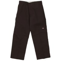 Dickies/ディッキーズ Dickies ダブルニー ルーズフィット ワークパンツ TCツイル レングス30 32 8.5OZ（8.5オンス） ブラウン メンズ Dicki/508124634