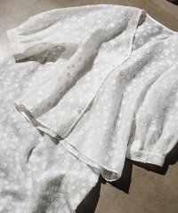 ROPE'/【WEB・一部店舗限定】フラワージャガードブラウス【セットアップ対応】/洗える/508124666