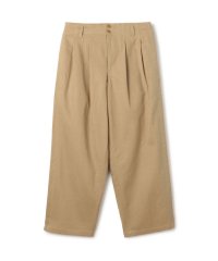 TOMORROWLAND MENS/リネンコットン 2プリーツ ワイドパンツ/508124682
