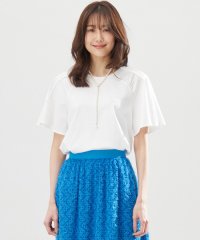 KUMIKYOKU（LARGE SIZE）/【WEB限定・接触冷感・UVケア】スムースシルケット カットソー/508125161