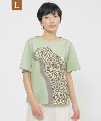 エヴェックス バイ クリツィア　Lサイズ/【L】【カタログ掲載品】【ウォッシャブル】パンサーモチーフジャカードカットソー/508075585