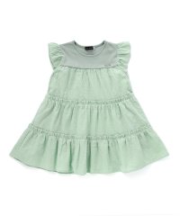 BeBe/ローンレースティアードフリルワンピース(90~140cm)/508090641