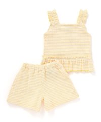 BeBe/ぽこぽこシャーリングビスチェ+ショートパンツセットアップ(90~140cm)/508090645